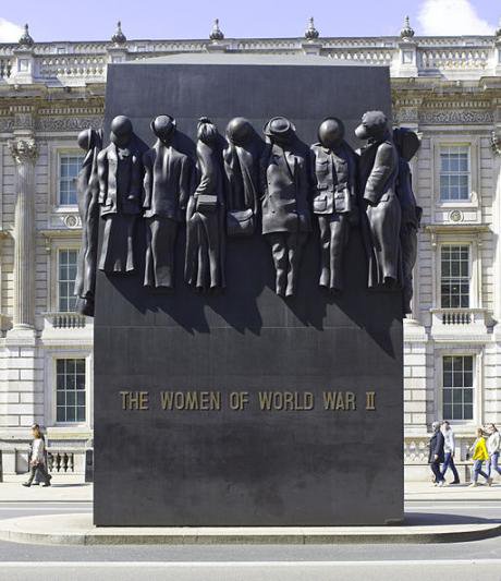 Monument to the Women of World War II, Whitehall, 2014.