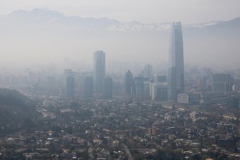 Air pollution Santiago, Chile