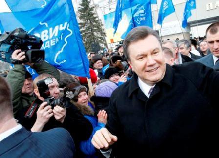 Yanukovich in Lugansk