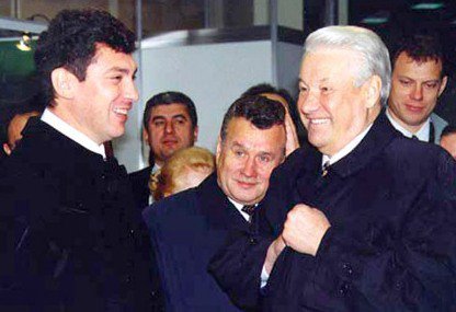 Nemtsov with Yeltsin