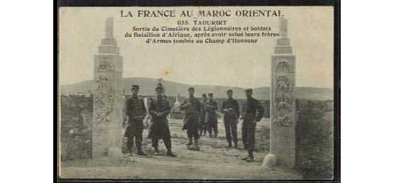 Soldiers of the Bataillon d’Afrique in Morocco