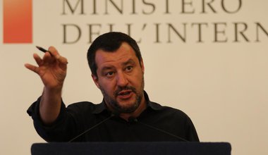 Matteo Salvini, Italy’s deputy prime minister, is set to speak at this week’s World Congress of Families in Verona. Picture: Esposito Salvatore/Zuma Press/PA Images. All rights reserved.