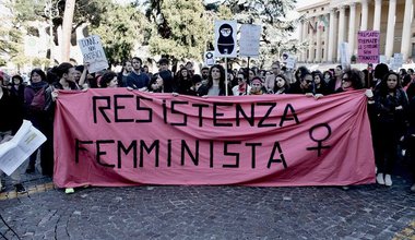 The Italian feminist movement Non Una di Meno in Verona