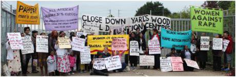 Protest outside Yarl's Wood