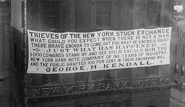 A sign in New York in 1913. Flickr Commons/The Library of Congress. Public domain.