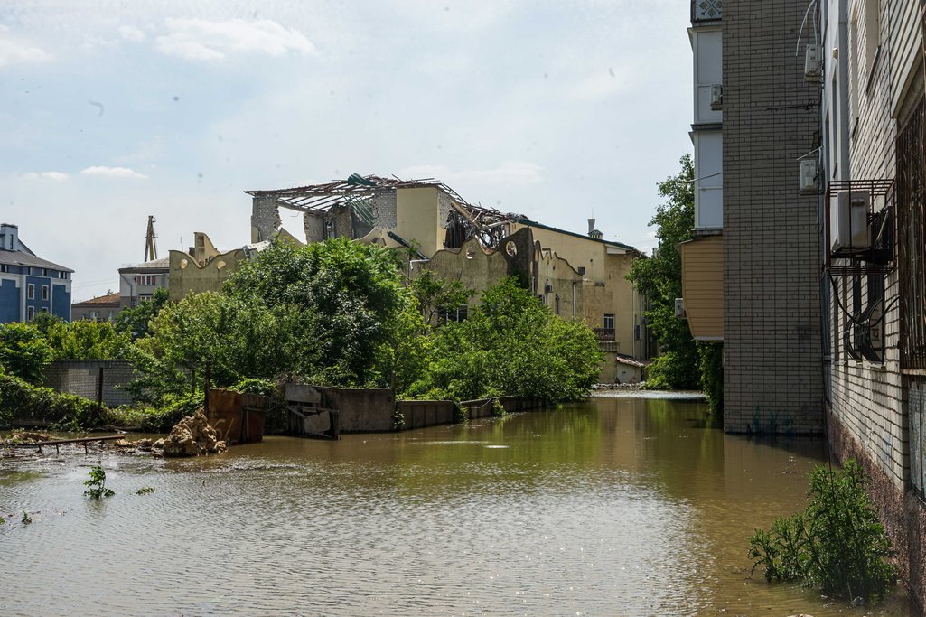 landscape – Kherson floods/Kakhovska dam