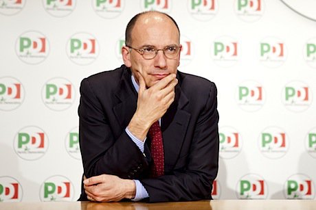 New Italian PM Enrico Letta. Demotix/Ruggero Delfini. All rights reserved.