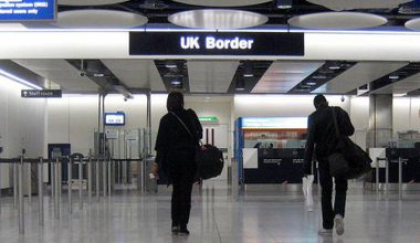 UK border at Heathrow airport