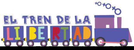 Train logo incorporating text &#39;El tren de la libertad&#39;