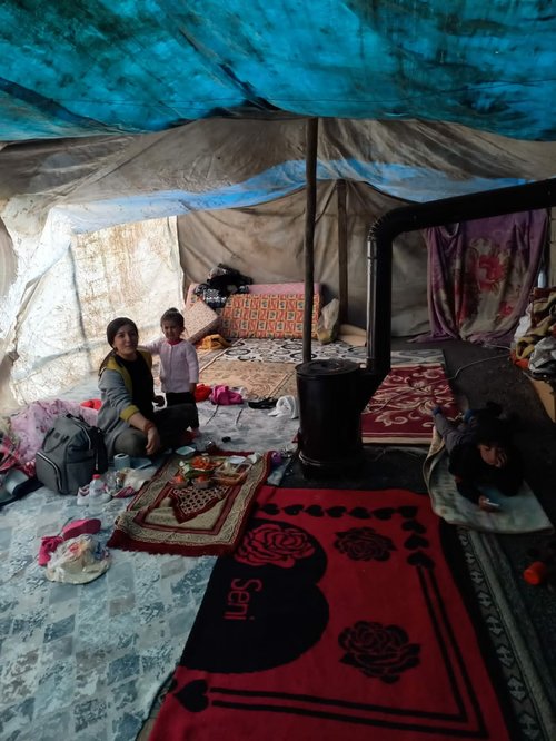 Mahir Harmancı&#x27;s family are living in a tent in Türkiye