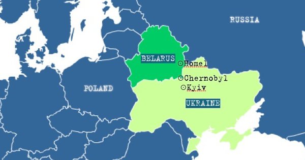 chernobyl explosion radius