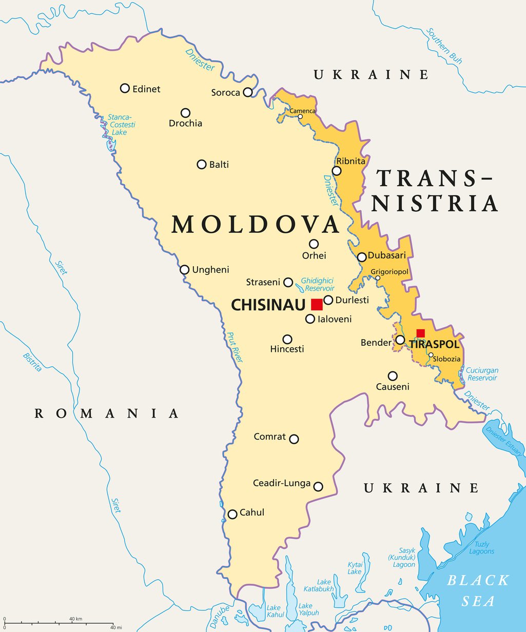 map of Transnistria