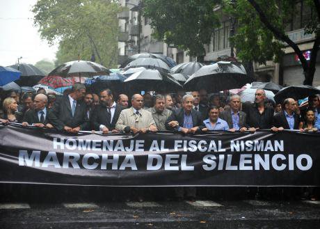 Demonstration in Buenos Aires, February, 2015. 