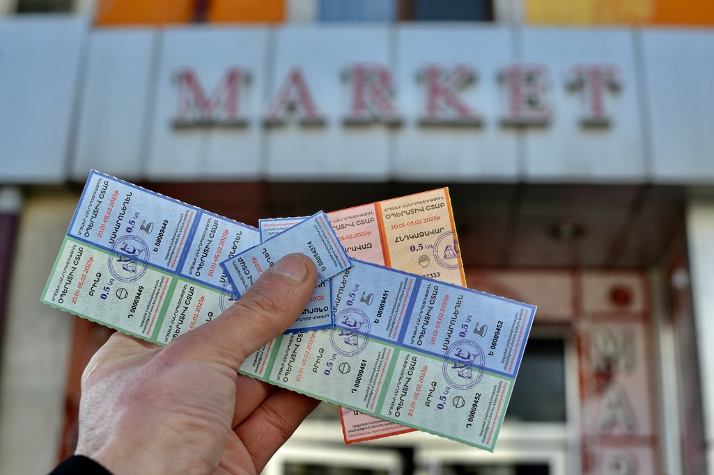 rationing coupons in use in Karabakh, Jan 2023