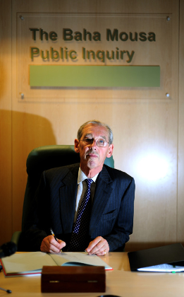Sir William Gage, chairman of the Baha Mousa inquiry. Anthony Devlin PA Archive/PA Images. All rights reserved.