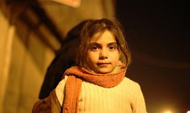Syrian refugee girl in Turkey