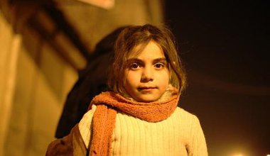 Syrian refugee girl in Turkey