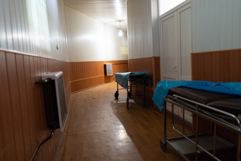 General clinic No. 19 at the Brygidki prison in Lviv, Ukraine.