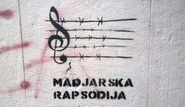 Graffiti from Serbia or possibly Croatia