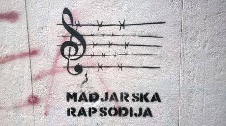 Graffiti from Serbia or possibly Croatia