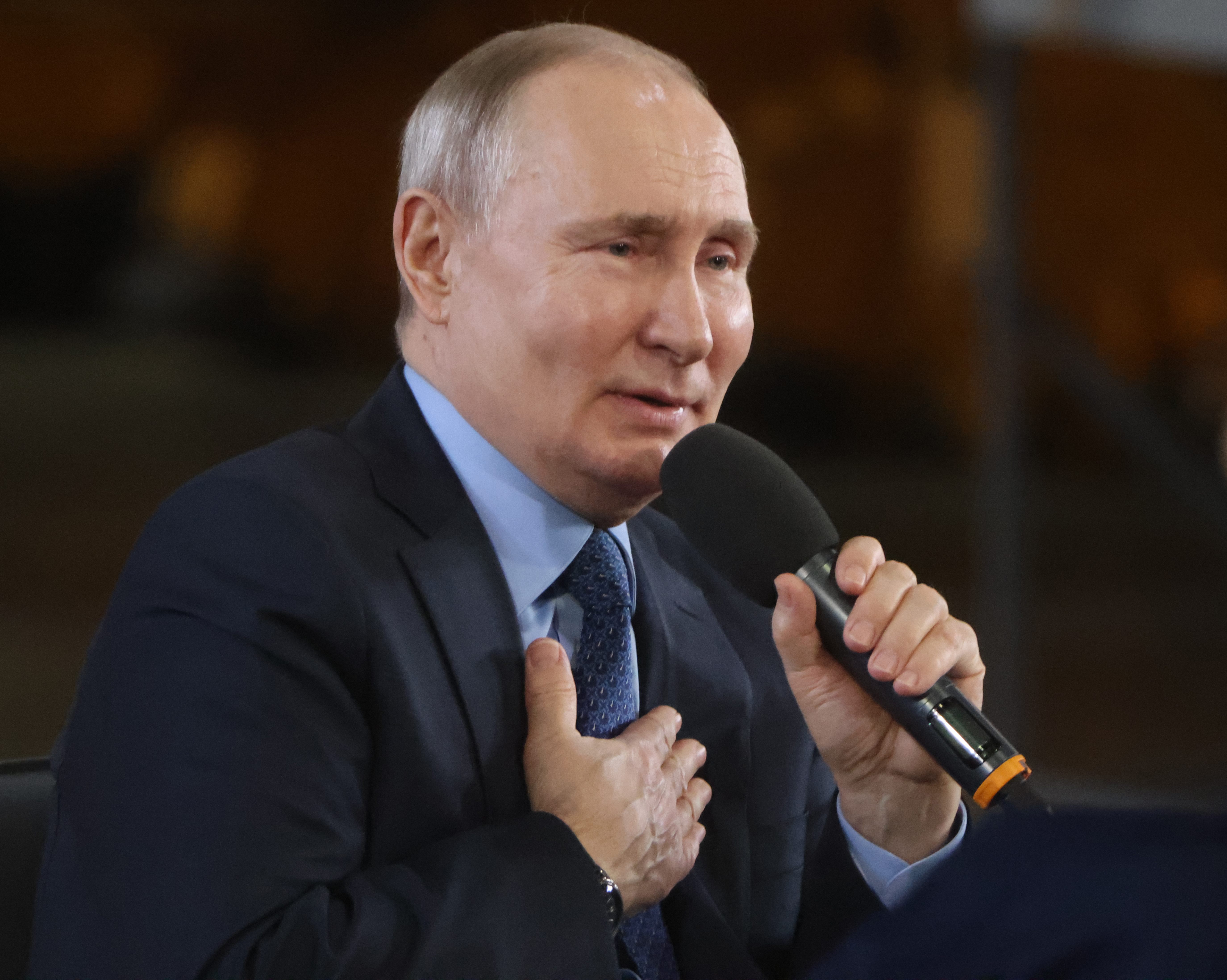 Putin aims for show of power and reassurance as war in Ukraine appears at  stalemate